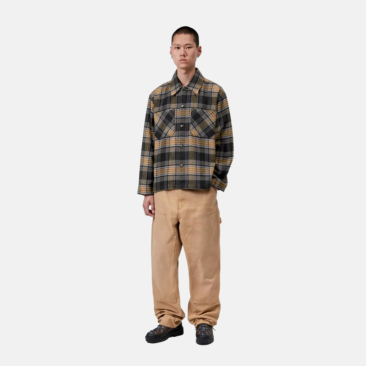 L/S Parson Shirt | Parson Check, WIP Dusty H