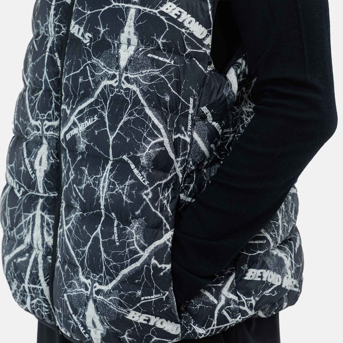 Packable Down Vest | Grey