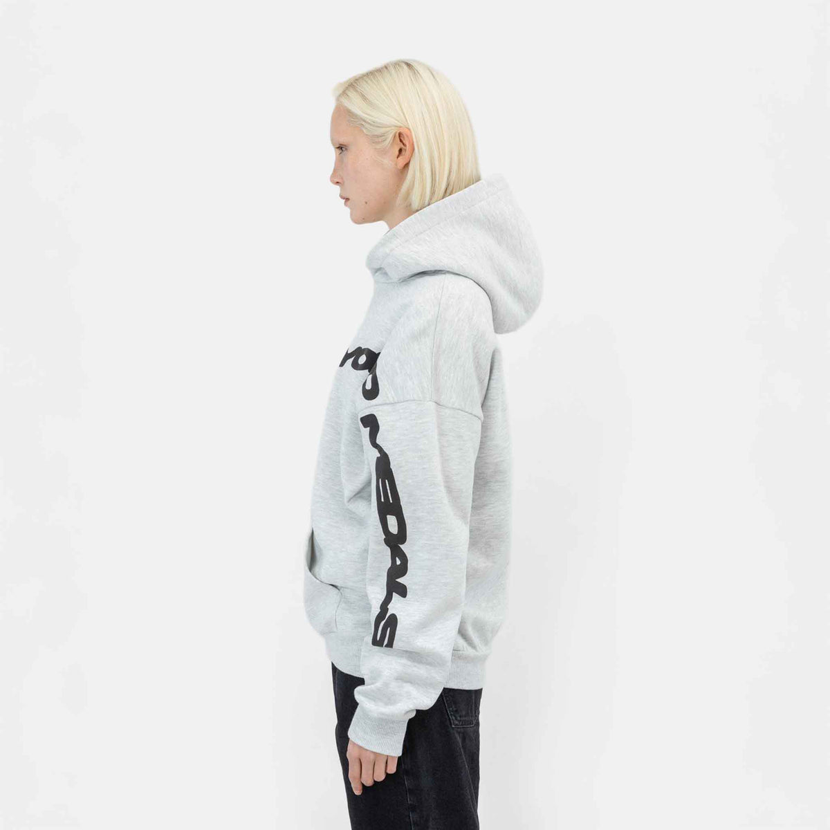 Puff Hoodie | Grey Melange