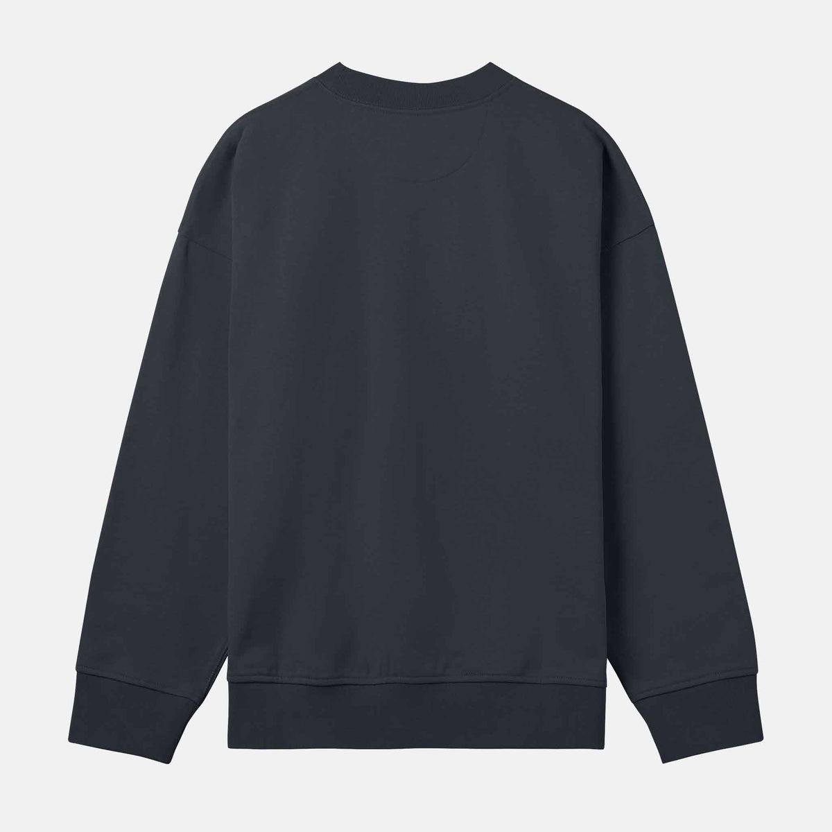 Boxy Crew Text Logo | Svartgrå