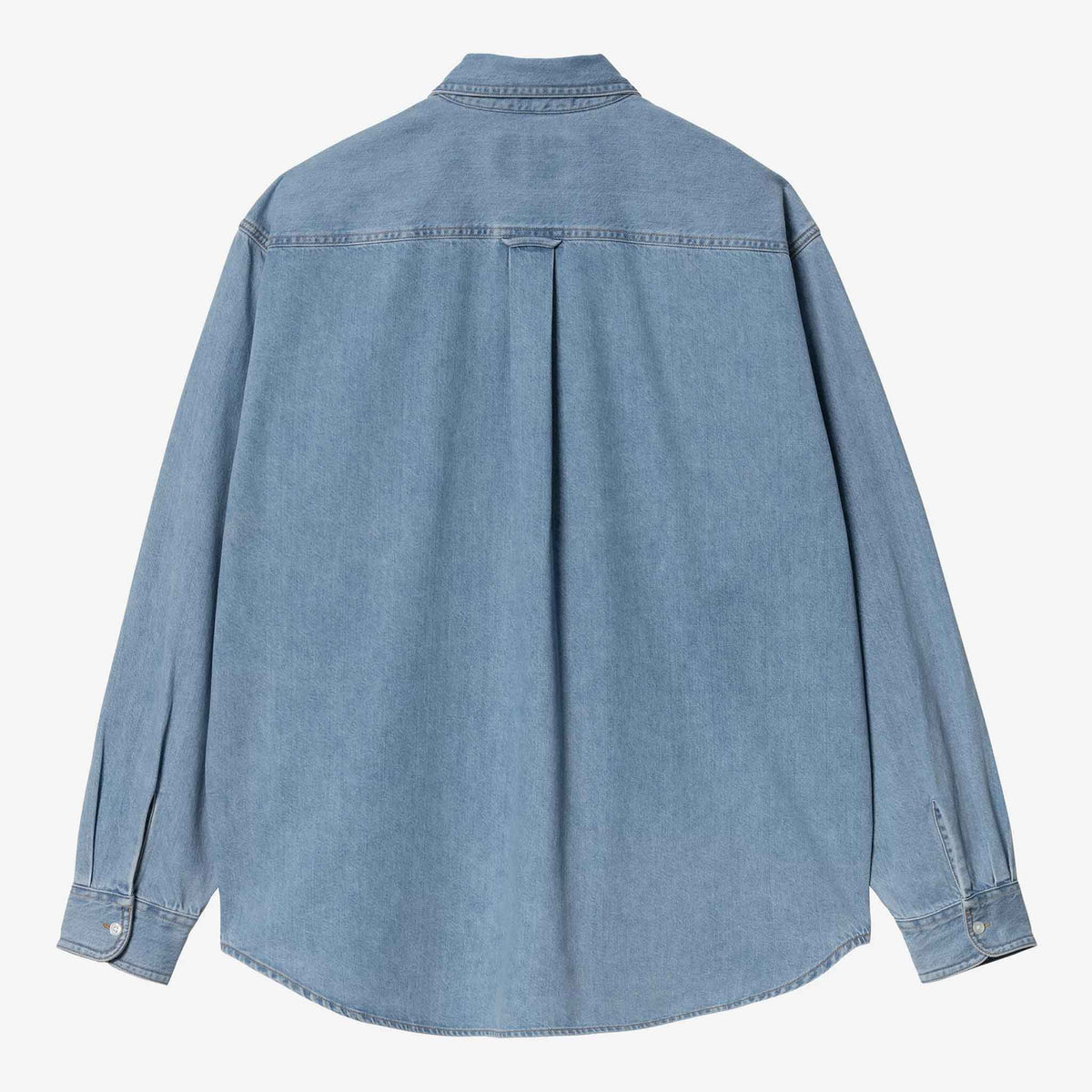 L/S Lucas Shirt | Blue, Bleached