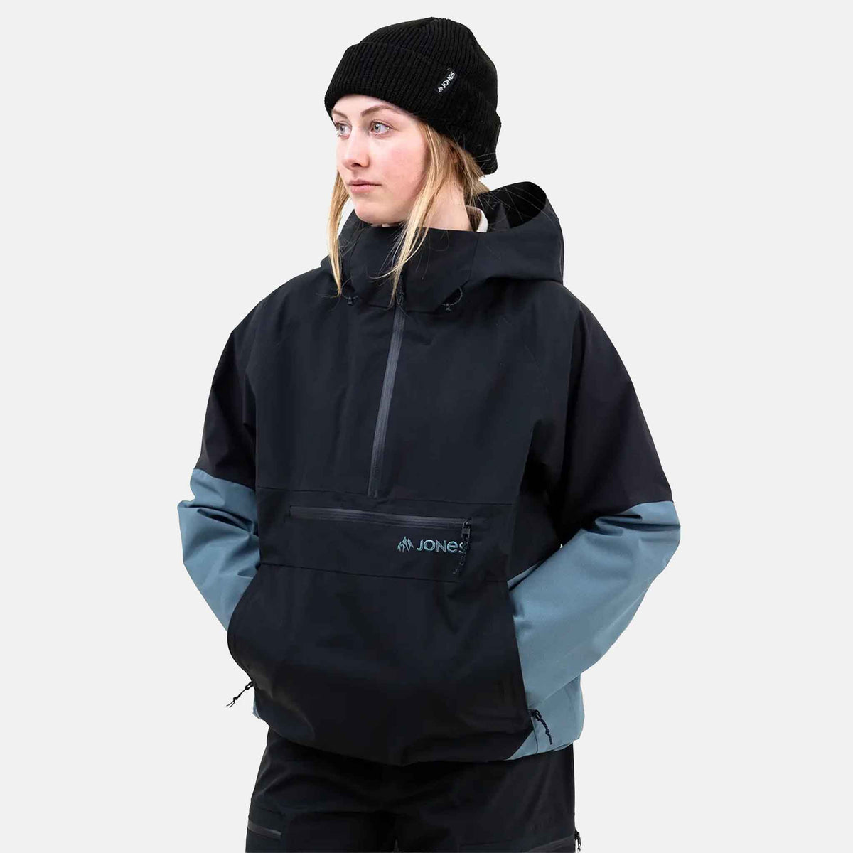 Womens Mtn Surf Recycled Anorak | Stealth Black
