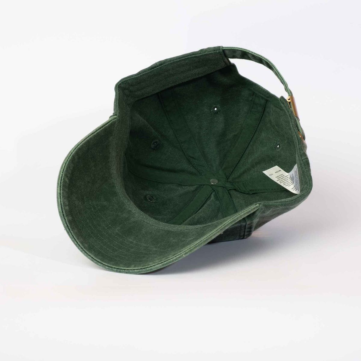 Low profile Vintage Cap | Bottle Green / Black