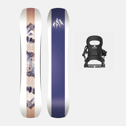 Twin sister junior Snowboard package