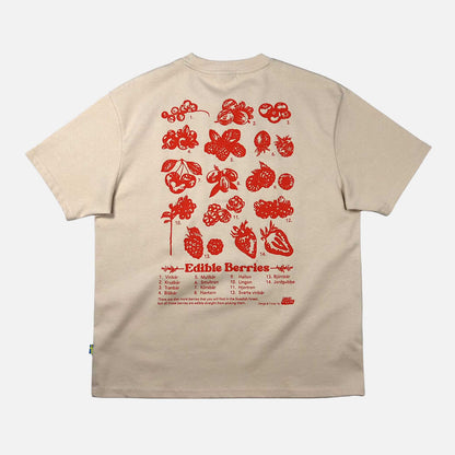 Relaxed T-shirt Edible Berries | Sand