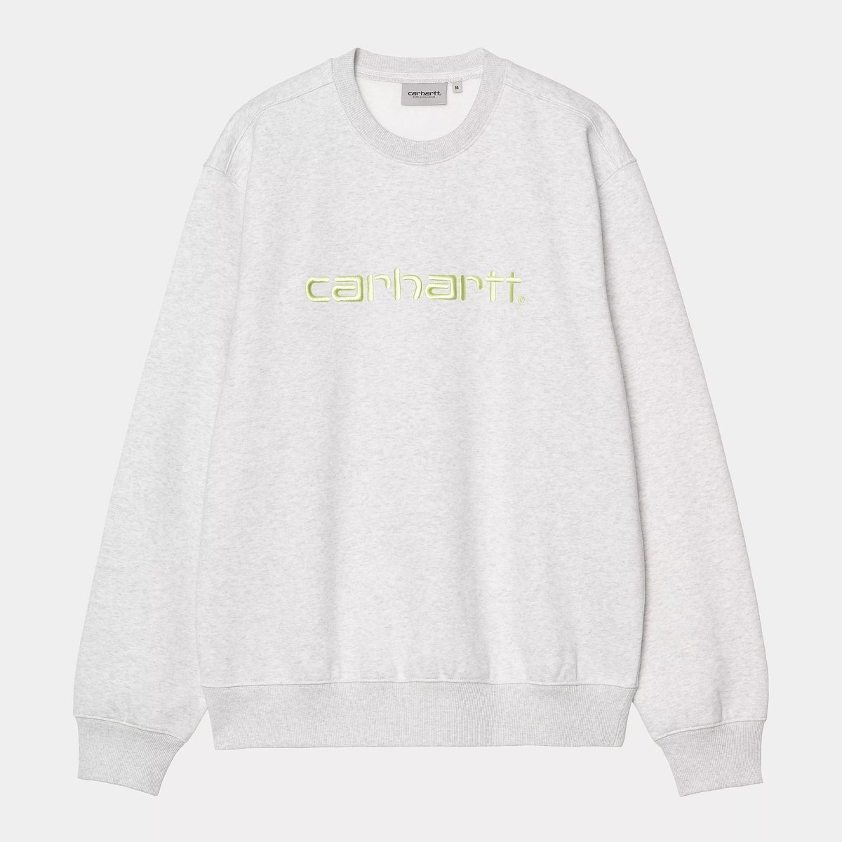 Carhartt Sweat | Ash Heather / Air Green