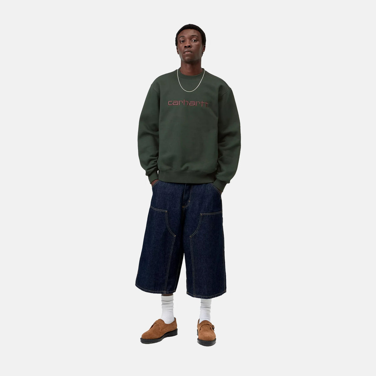 Carhartt Sweat | Dark Scarab / Palisander