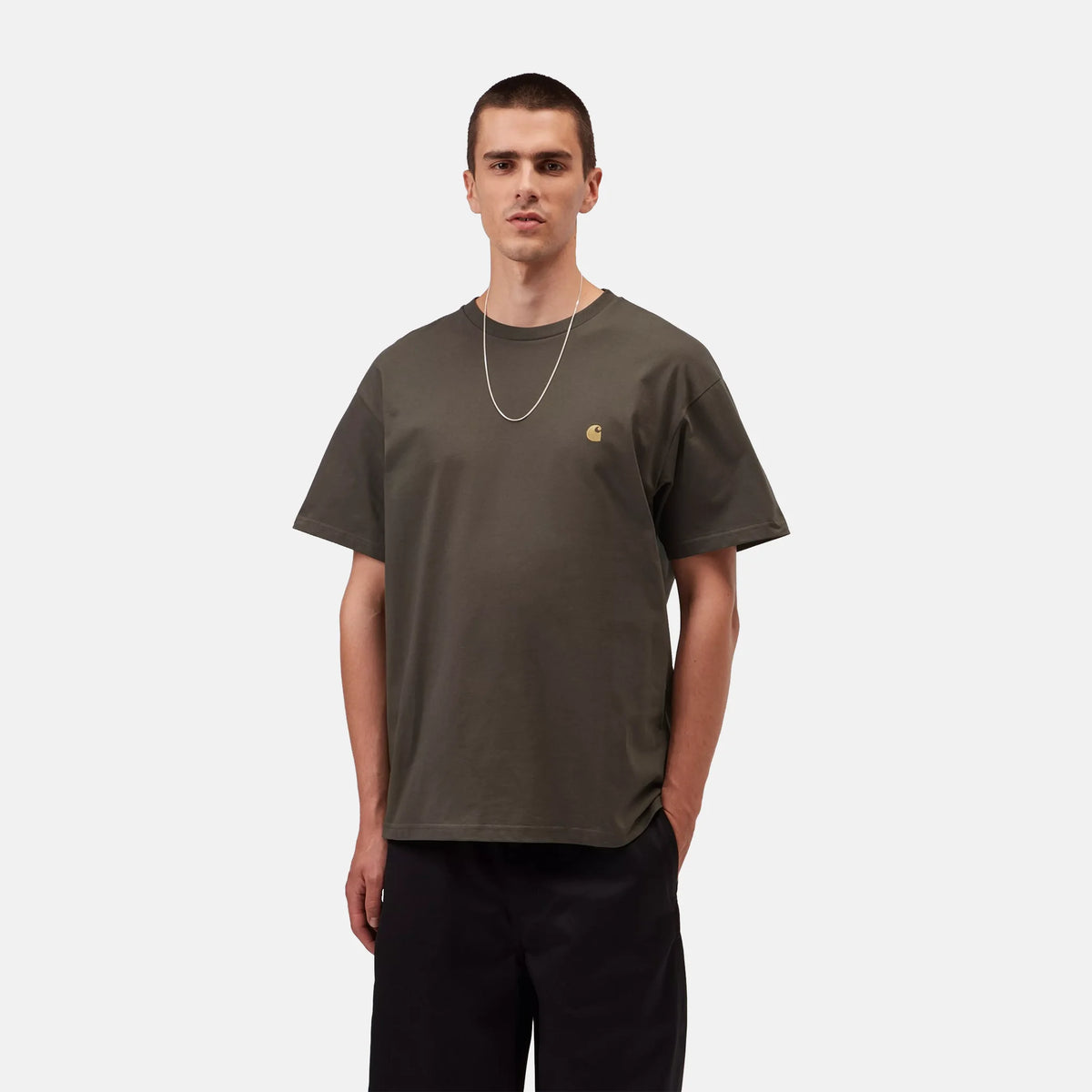 S/S Chase T-Shirt | Shungite / Gold