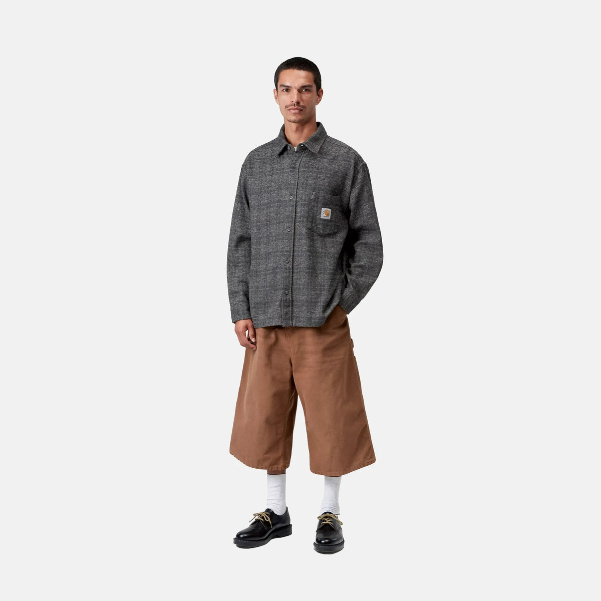 L/S Bagley Shirt | Bagley Check, Black