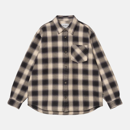 L/S Dayne Shirt | Dayne Check, Shady Purple