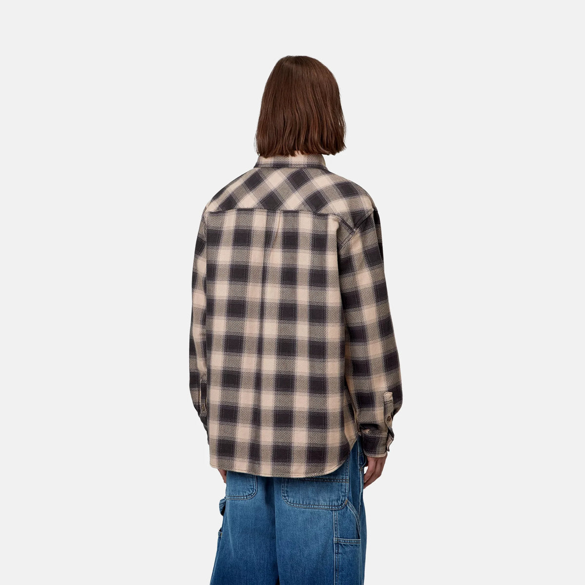 L/S Dayne Shirt | Dayne Check, Shady Purple