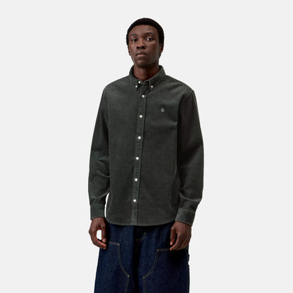 L/S Madison Cord Shirt | Raven