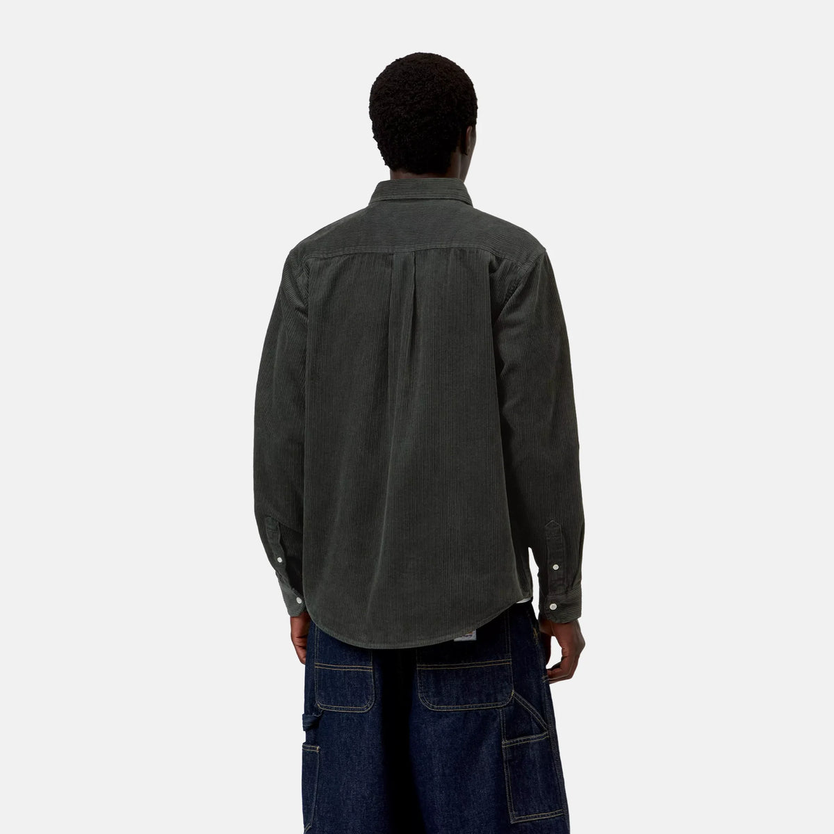 L/S Madison Cord Shirt | Raven