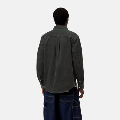 L/S Madison Cord Shirt | Raven