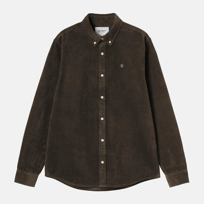 L/S Madison Cord Shirt | Tobacco