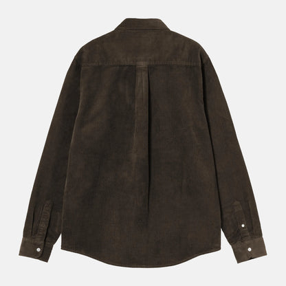 L/S Madison Cord Shirt | Tobacco