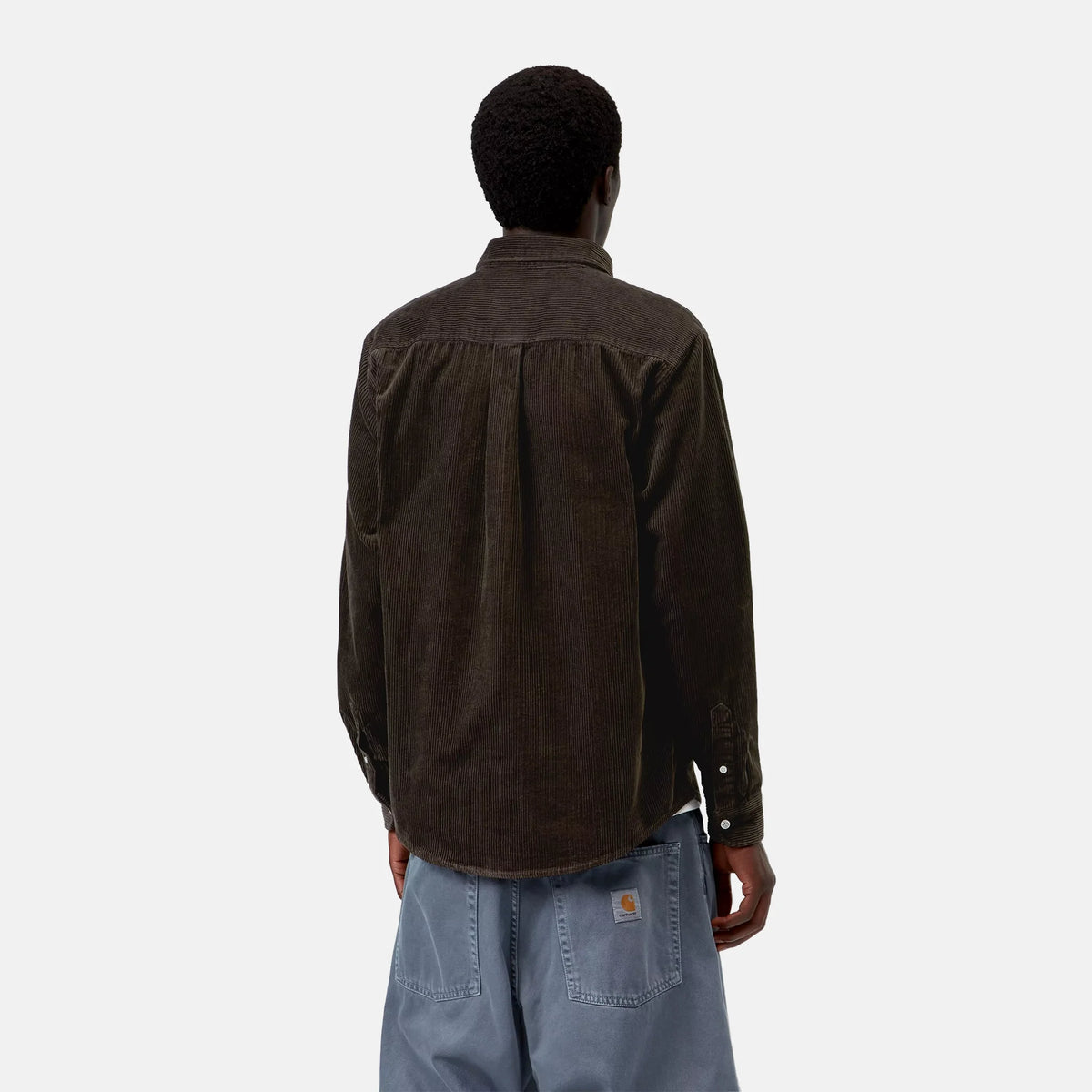 L/S Madison Cord Shirt | Tobacco