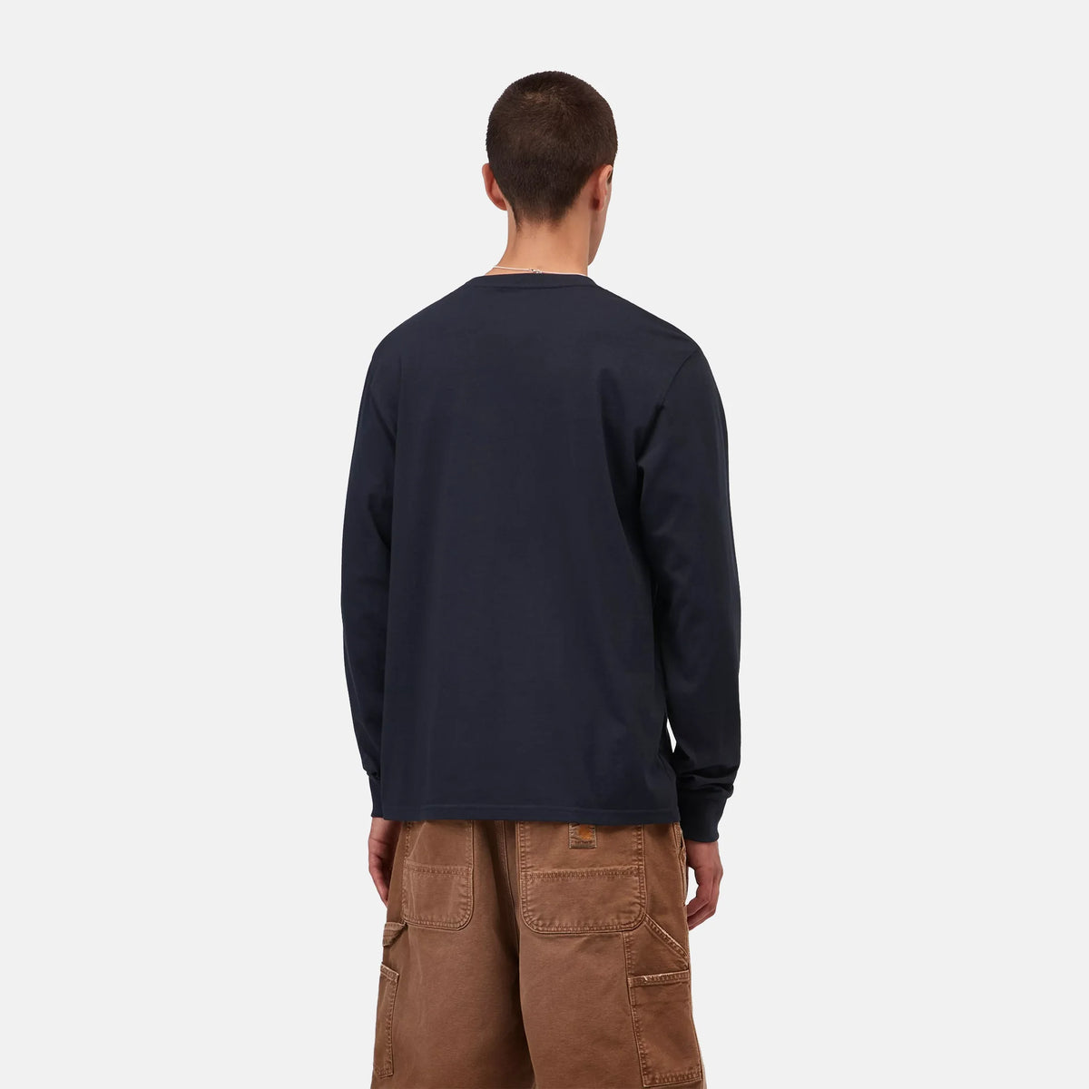 L/S Pocket T-Shirt | Dark Navy