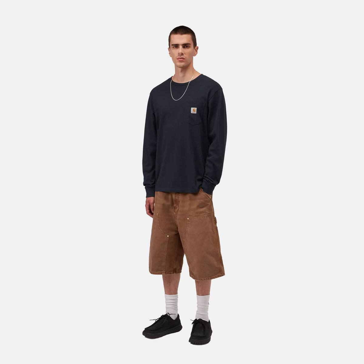 L/S Pocket T-Shirt | Dark Navy