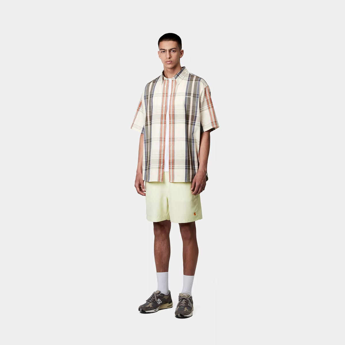 Chase Swim Trunks | Air Green / Gold