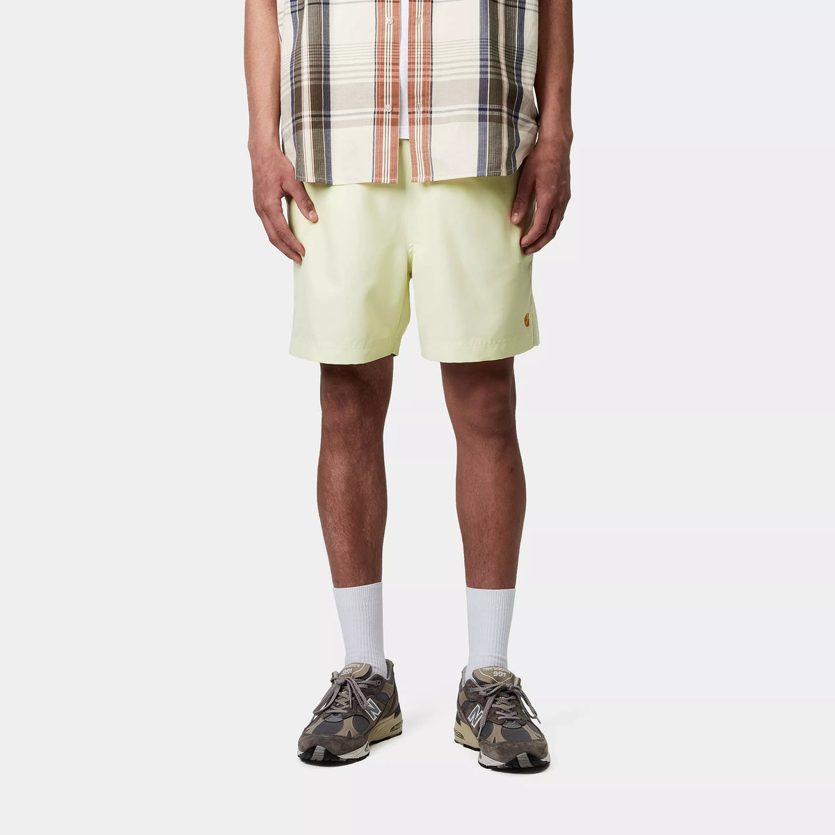 Chase Swim Trunks | Air Green / Gold