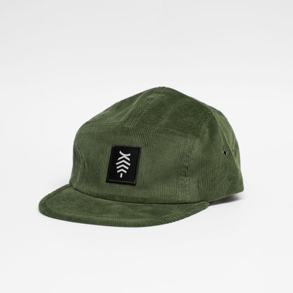 5-Panel Cord | Green / Black
