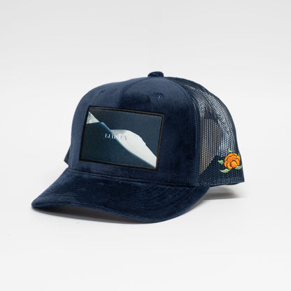 Fjällen Velvet Trucker Keps | Navy