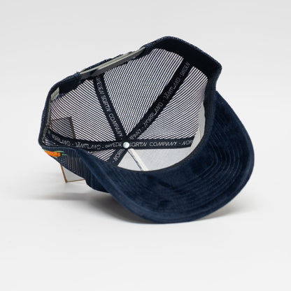 Fjällen Velvet Trucker Keps | Navy