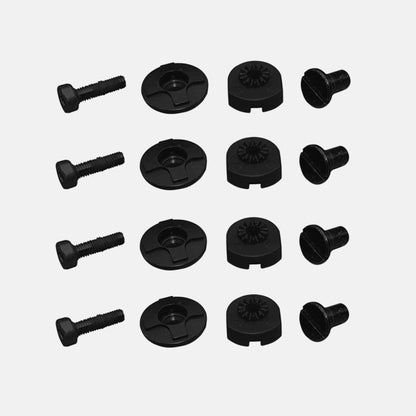 Ankle Strap Hardware Uni-Body Baseplate x 4