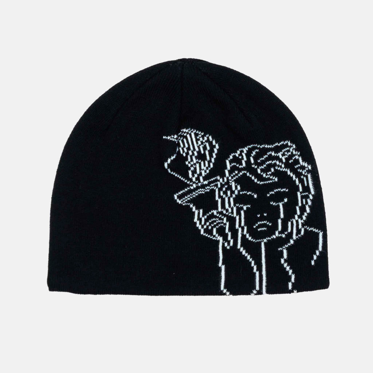 Jacquard Beanie Angel | Black