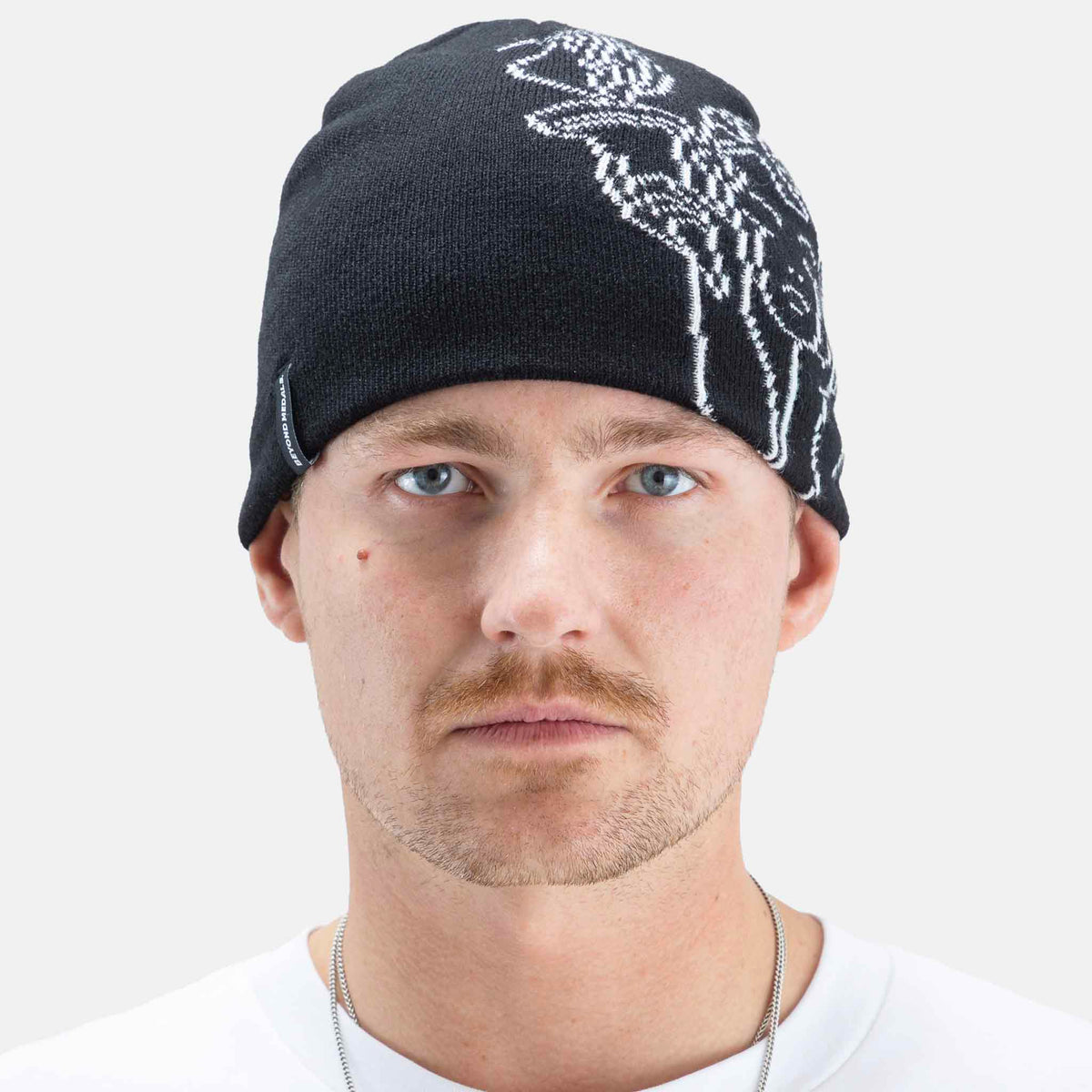 Jacquard Beanie Angel | Black