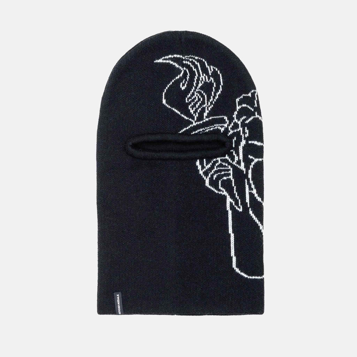 Jacquard Knit Balaclava | Black