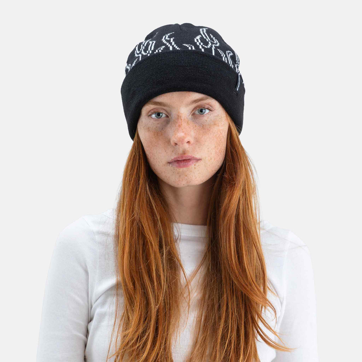 00s Flame Beanie | Black