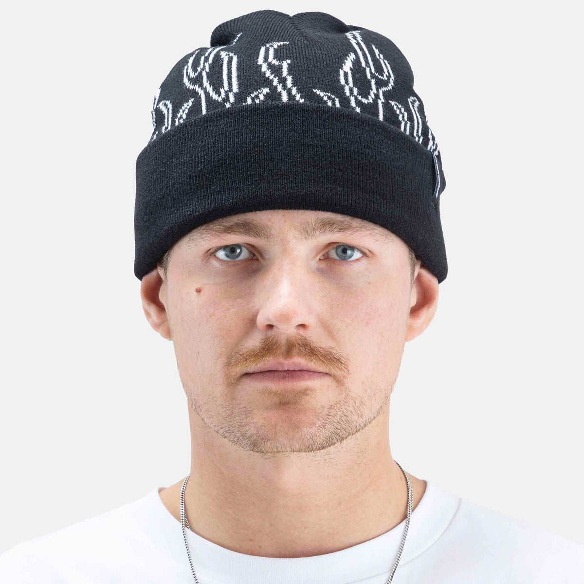 00s Flame Beanie | Black