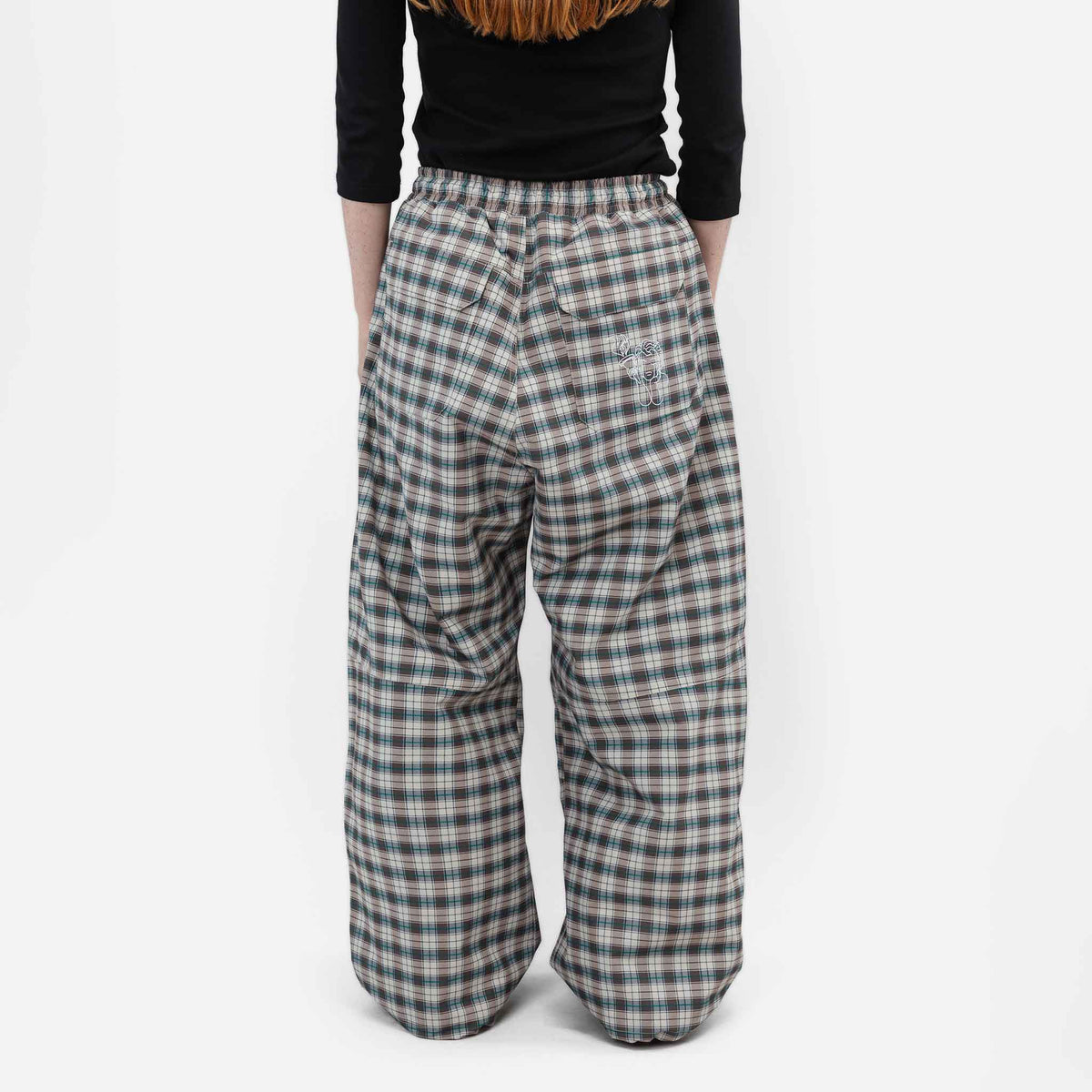 Park Pants | Light Beige Plaid