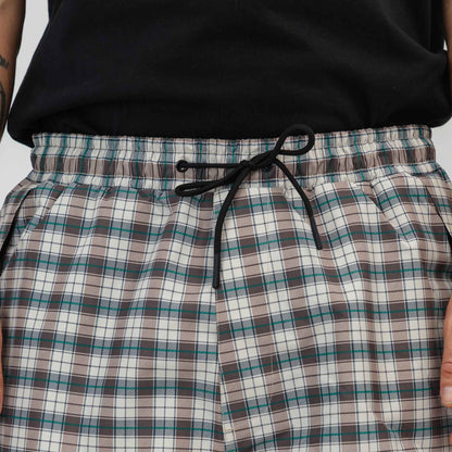 Park Pants | Light Beige Plaid