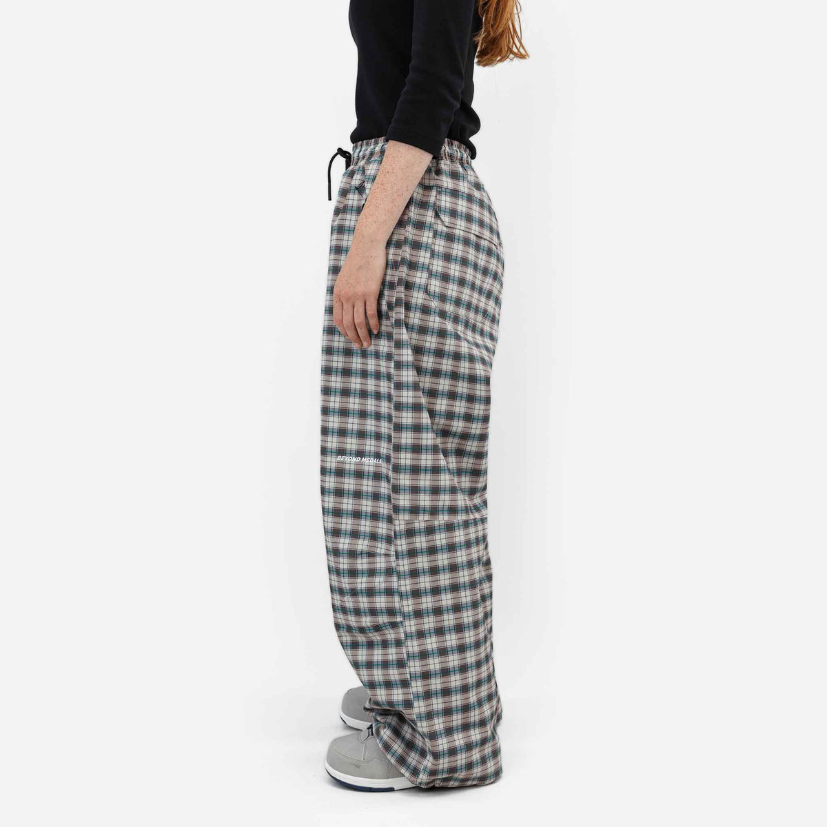 Park Pants | Light Beige Plaid