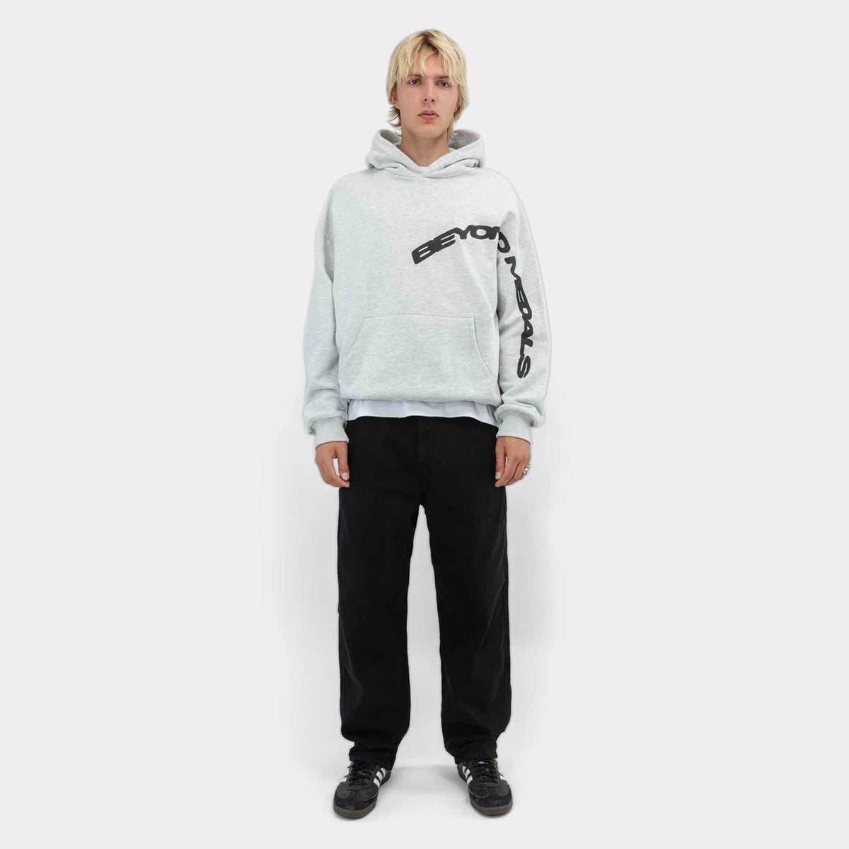 Puff Hoodie | Grey Melange
