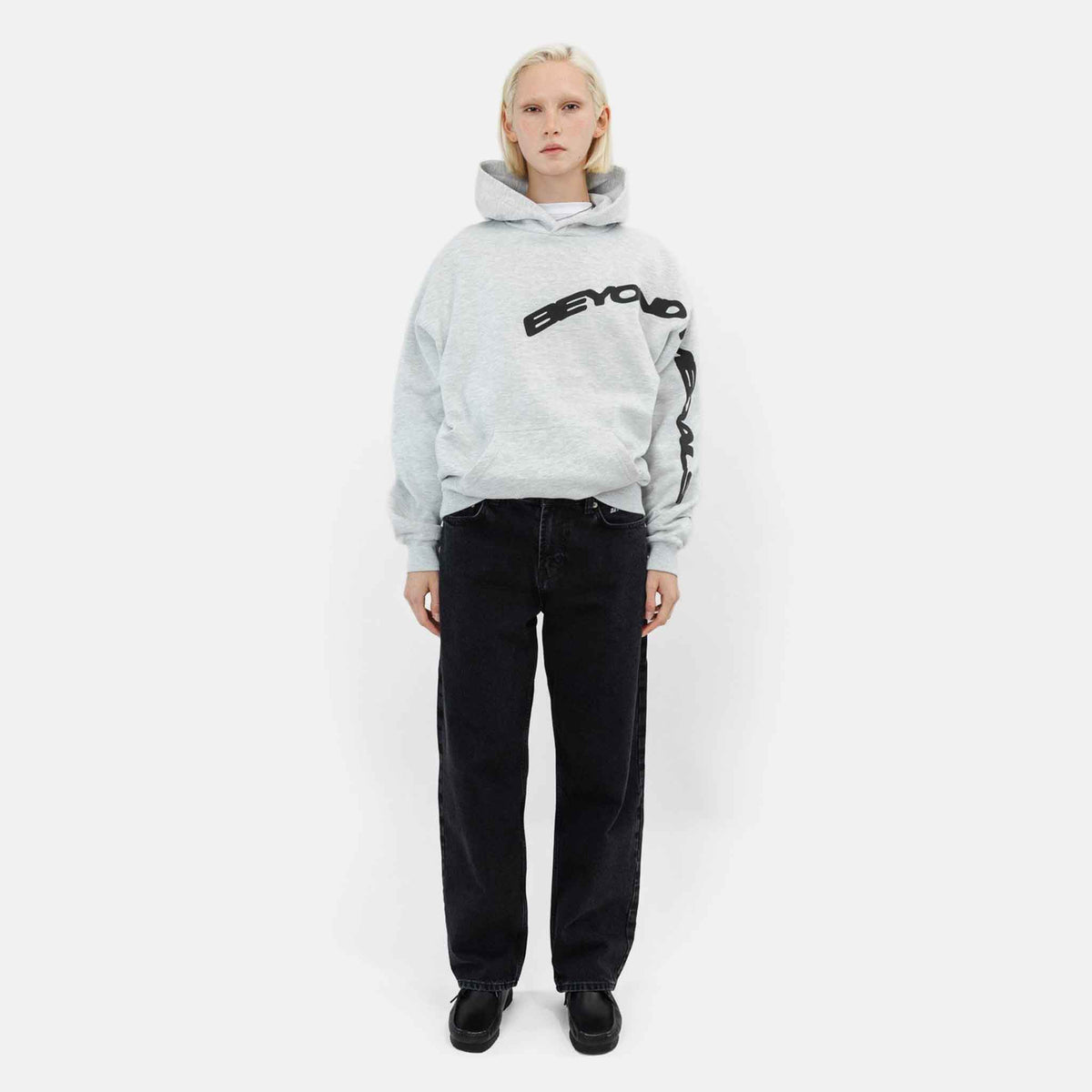 Puff Hoodie | Grey Melange