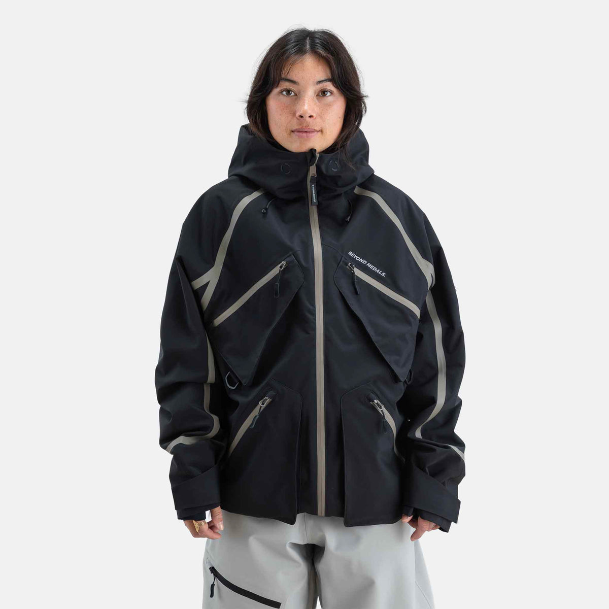 X jacket Taped 3L | Black