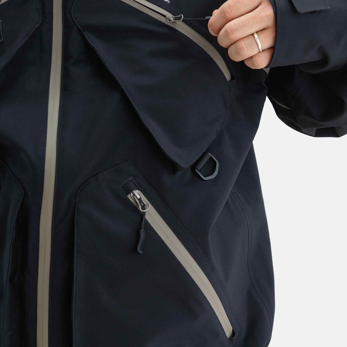 X jacket Taped 3L | Black