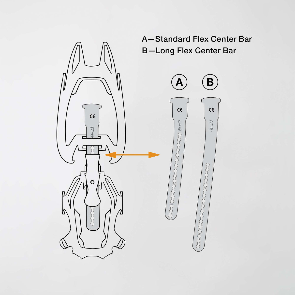 Long Flex Center Bars
