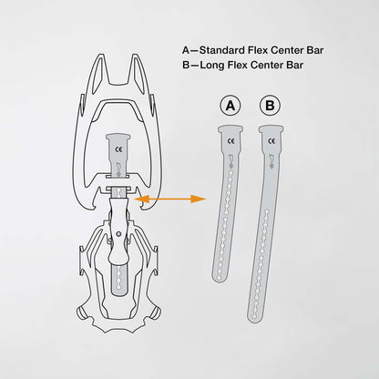 Long Flex Center Bars