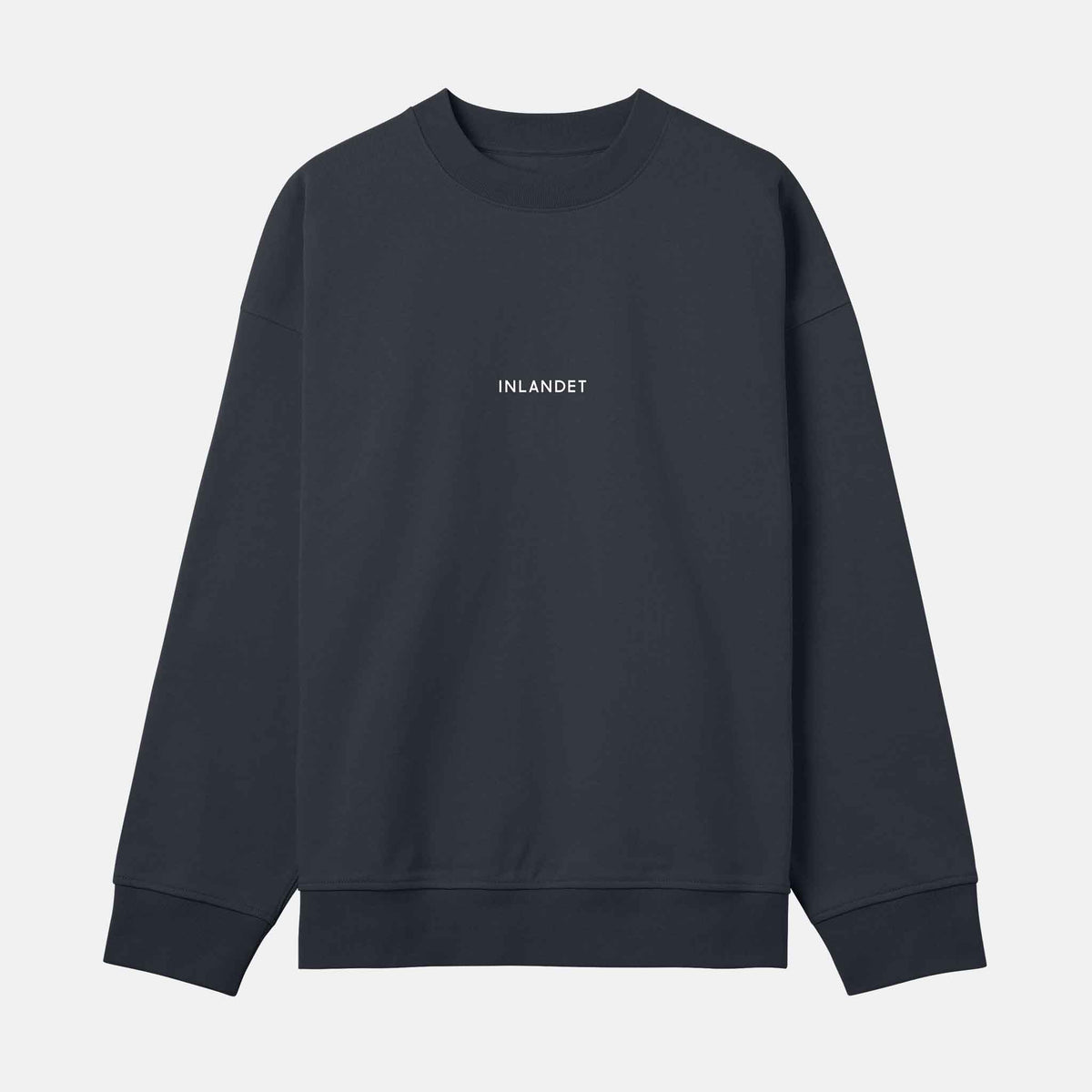 Boxy Crew Text Logo | Svartgrå