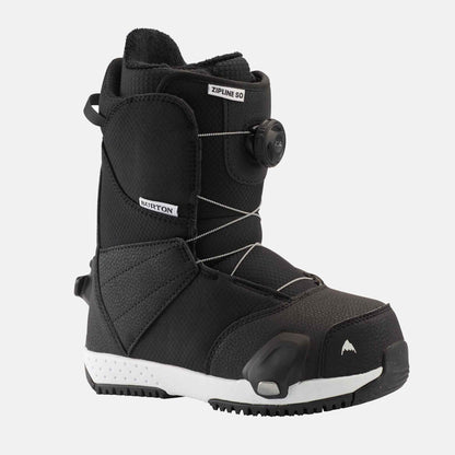Kids Zipline Step On Boots | Black 
