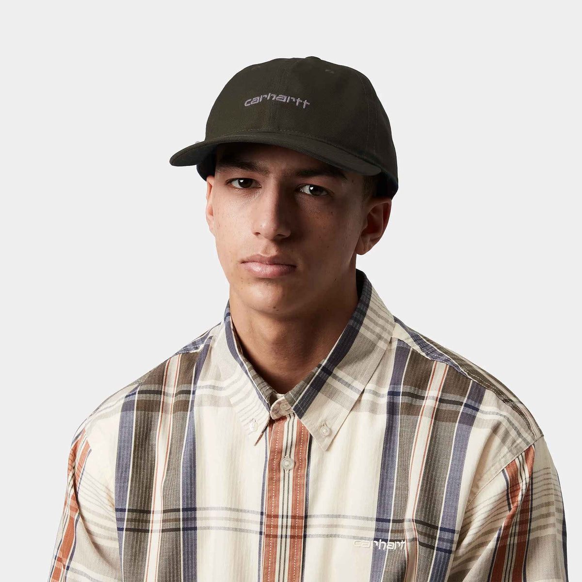 Canvas Script Cap | Turtle / Air Pink