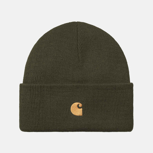 Chase Beanie | Olive / Gold 