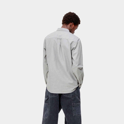 L/S C-Logo Shirt | Black / White
