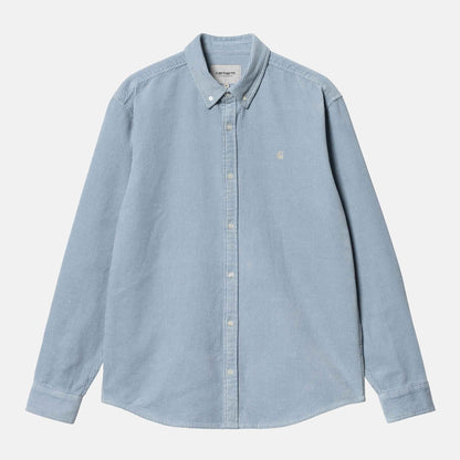 L/S Madison Cord Shirt | Dusty Ice / Wax