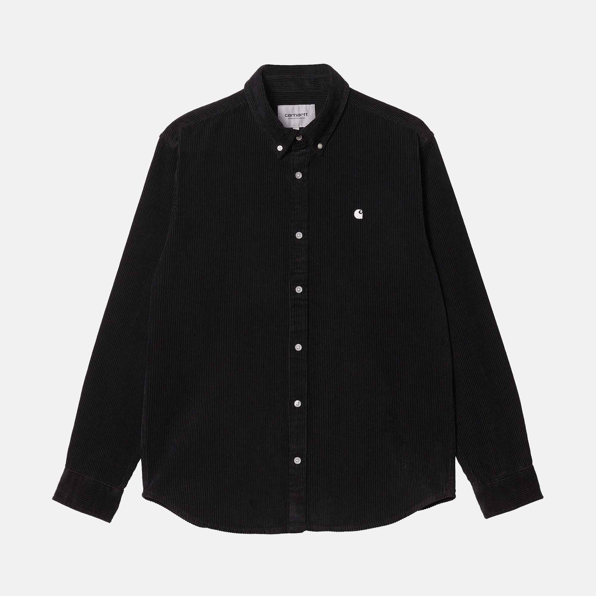 L/S Madison Fine Cord Shirt | Black/Wax